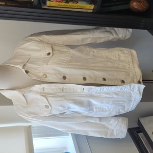 COPY - Madewell oversized white denim jacket